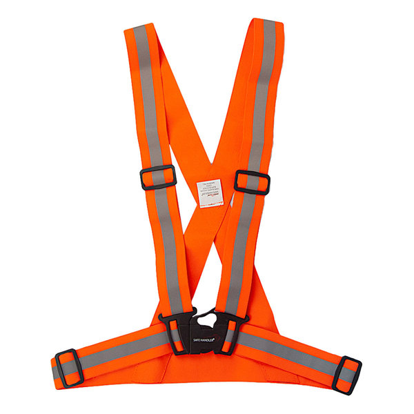 Safe Handler Reflective Fluorescent Adjustable Belt, Orange/Yellow (2-Pack) BLSH-ES-SV3OY-2A